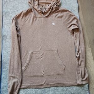 Brown Hoodie with Kangaroo Pocket